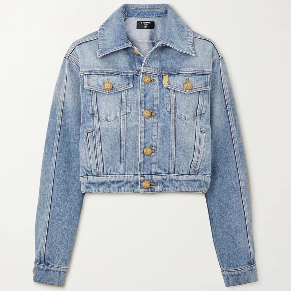 BALMAIN Denim Women Jacket NWT